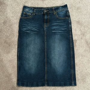 Be-Girl Dark Denim Skirt